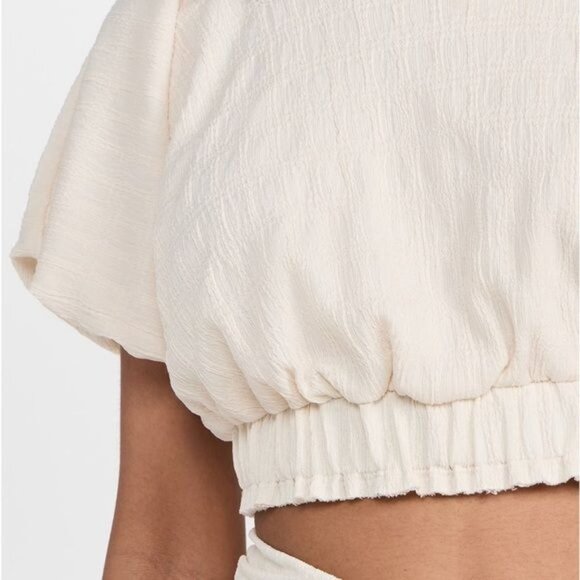 Free People Tovah Crop Top in Tofu Size L - Picture 6 of 12